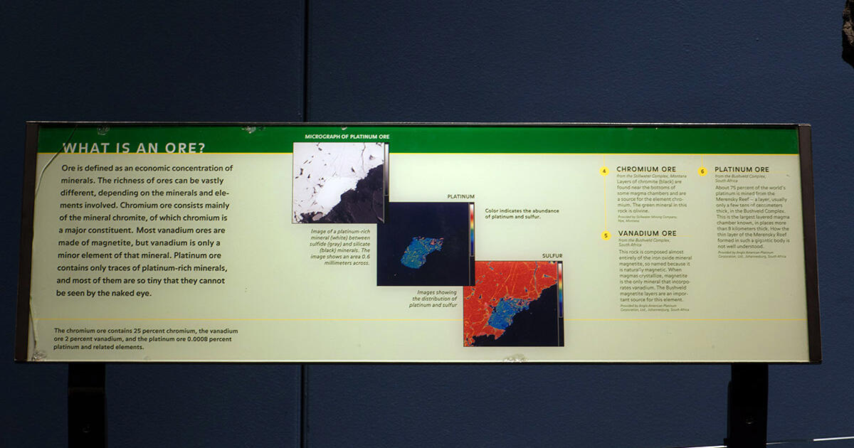 What is an ore? AMNH