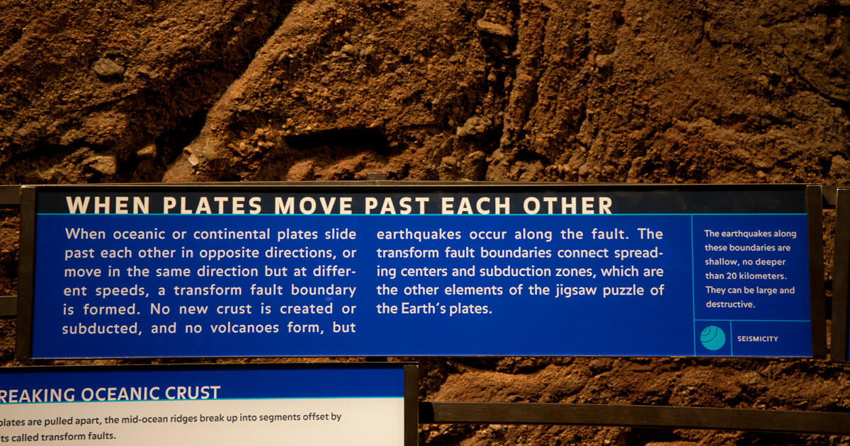 When Plates Move Past Each Other Amnh