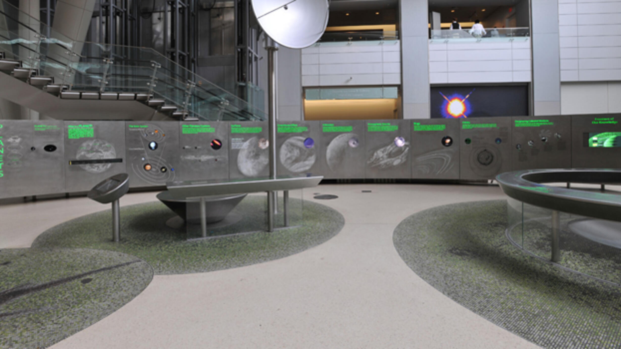 The Hall of the Universe in the Museum’s Rose Center for Earth and Space.