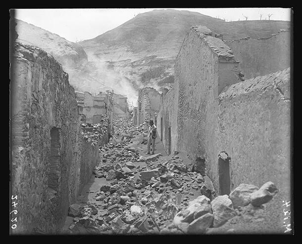 Rubble in St. Pierre