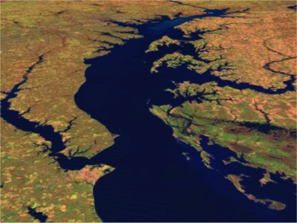 Chesapeake Bay satellite 1