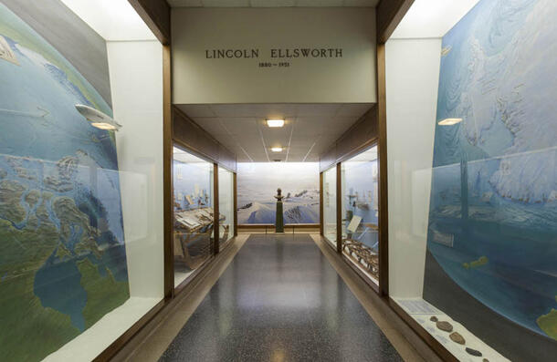 The Museum's Lincoln Ellsworth hall.