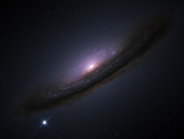 Hubble Space Telescope image of supernova 1994D in galaxy NGC 4526.