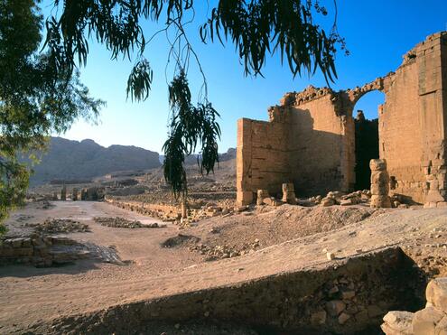 remains of the temple Qasr al-Bint