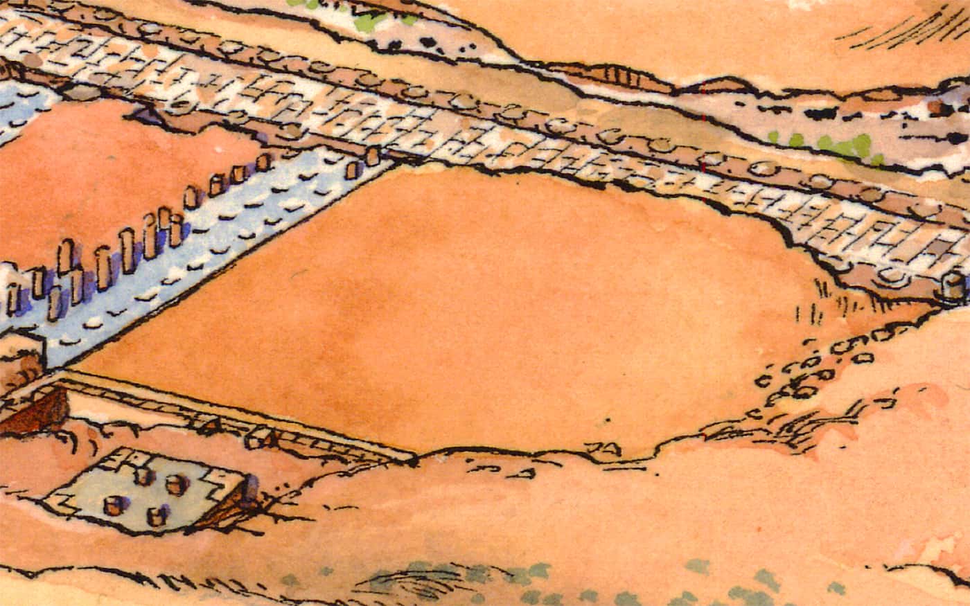 illustration of the Garden Pool Complex