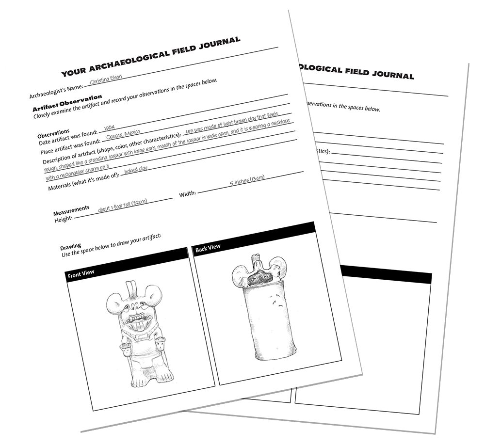 field journal sheets