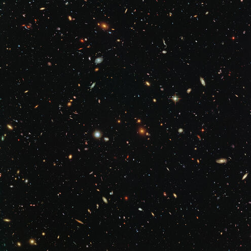 Galaxies seen from afar.