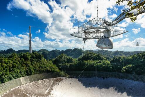 Puerto Rico Chicken Wire Telescope