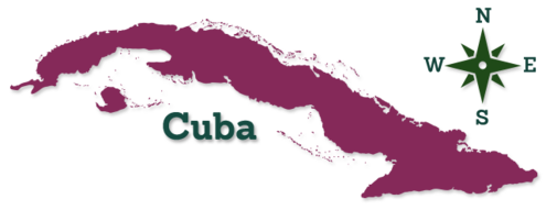 map of Cuba