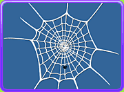 drawing of a spiderweb