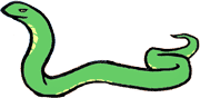 green snake icon