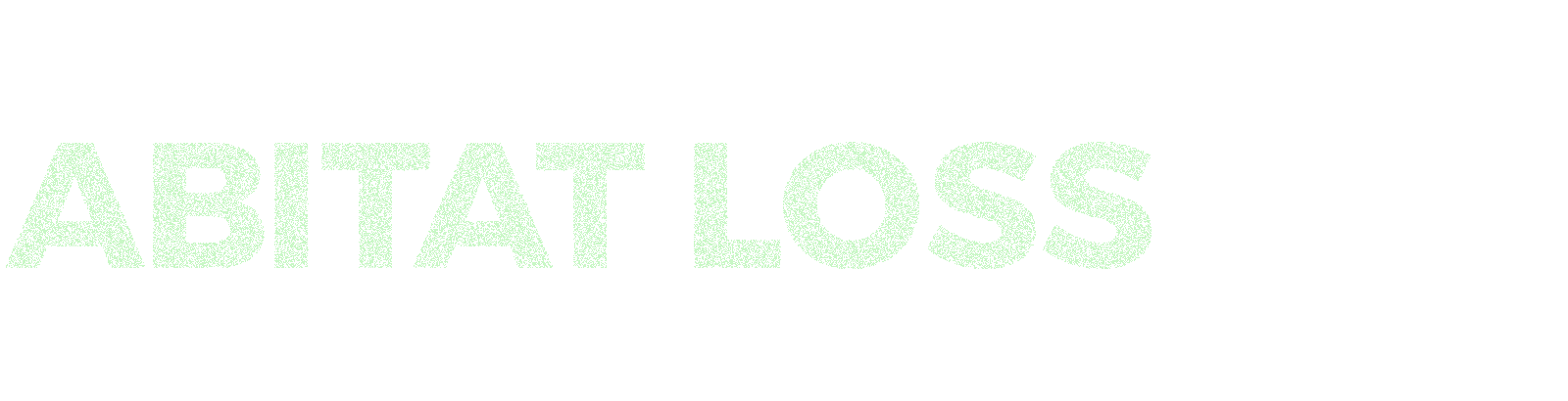 Habitat Loss graphic title