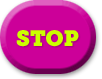 Word "STOP" written in bright, bold font inside of a colorful oval that is shaded to indicate depth.
