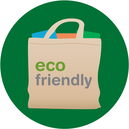 filled shopping bag made of cloth