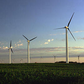 wind turbines