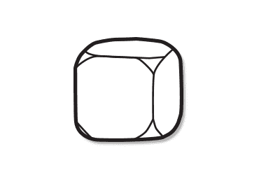 cubic crystal structure of diamond