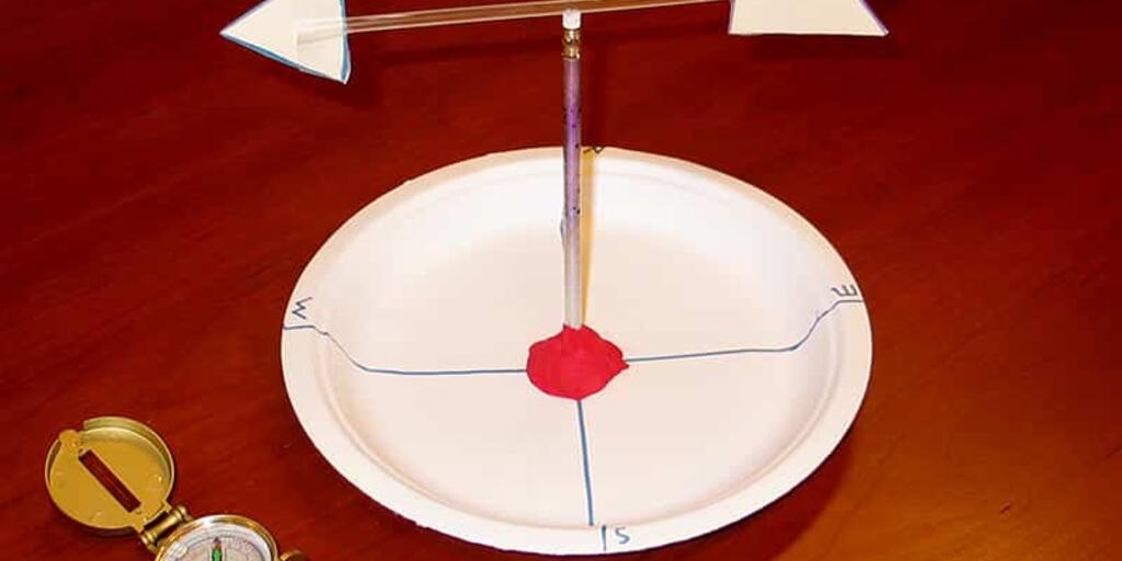Make A Wind Vane To Measure Wind Direction