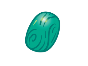 round chunk of jade