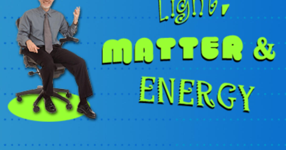 is light considered matter or energy