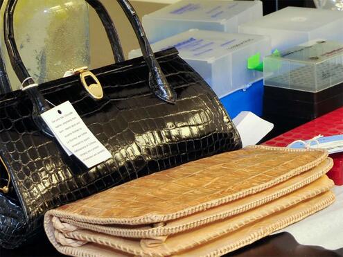 seized and tagged handbags