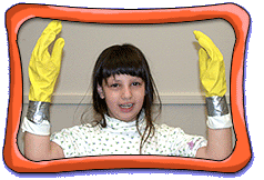Girl with Rubber Gloves