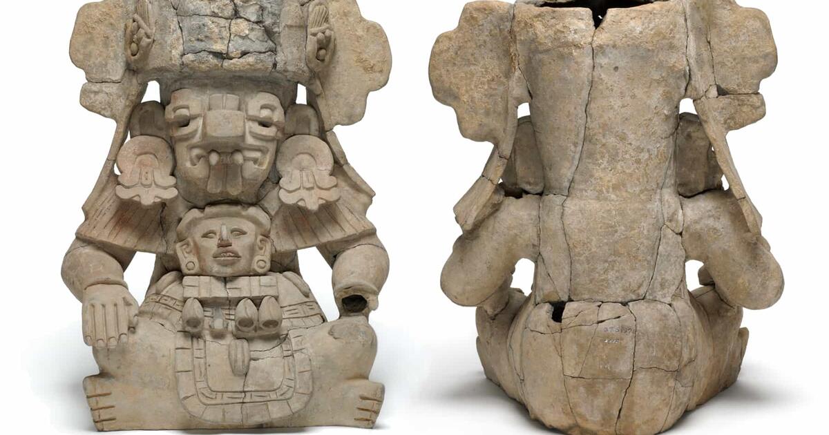 アイヌ石器 Zapotec urn | AMNH