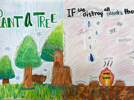 poster with the slogan Plant a Tree