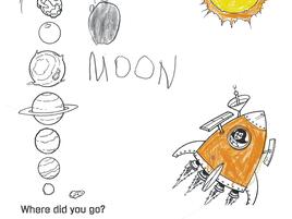 illustration and narrative about space travel