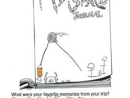 illustration and narrative about space travel