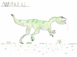 Allosaurus illustration