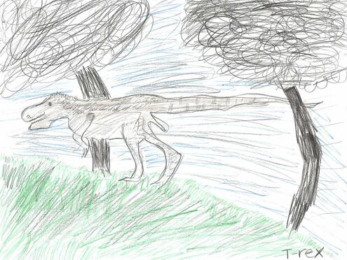 T. rex illustration