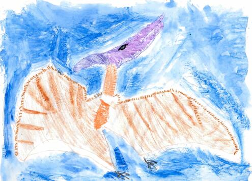 Pteranodon painting