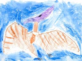 Pteranodon painting