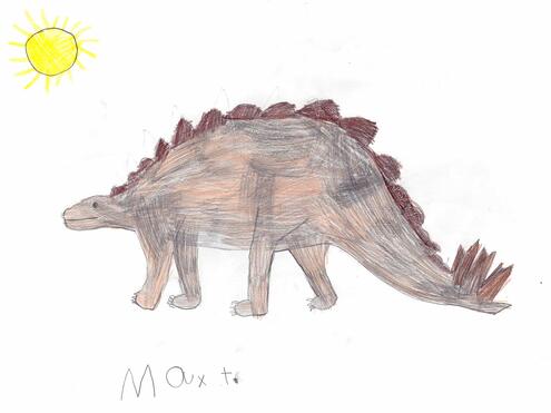 illustration of Stegosaurus