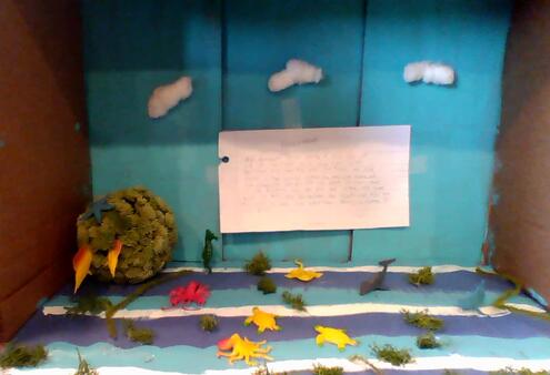 seagrass diorama