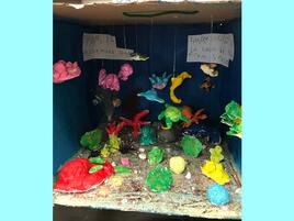 diorama of the Great Barrier Reef