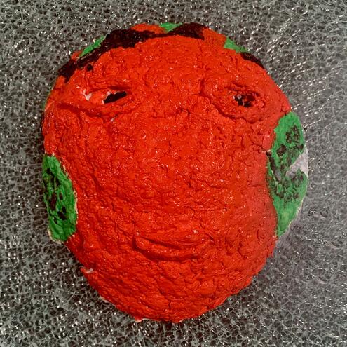 red mask