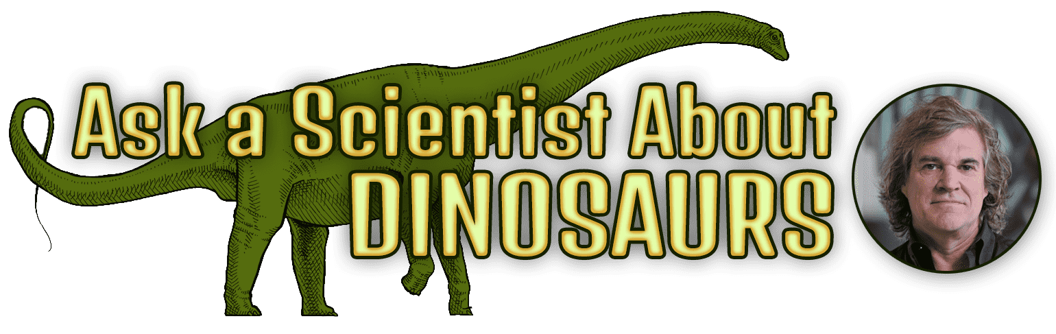 Ask A Scientist About Dinosaurs and headshot of Mark Norell