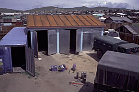 large metal storage unit sheds