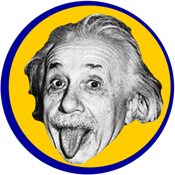 Einstein sticking his tongue out