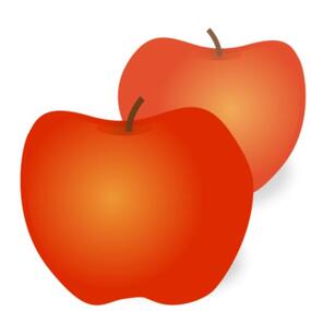 two apples