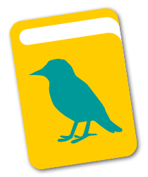 bird guide book icon