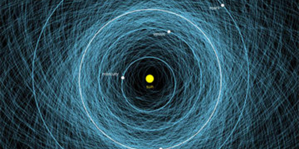 asteroid orbiting earth