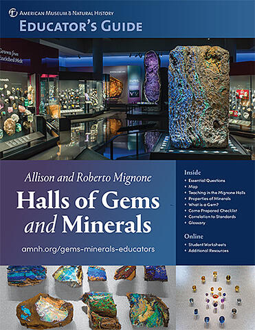 Gems and Minerals Educator's  Guide Cover