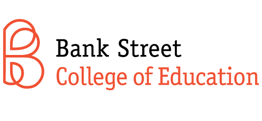 Logo for Bank Street College of Education with a stylized, looping "B" beside full university name text.