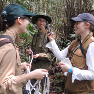 Dr. Mary Blair training students in Vietnam 