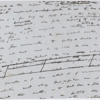 Page from Darwin's first draft of the Origin