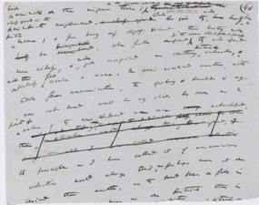 Page from Darwin's first draft of the Origin