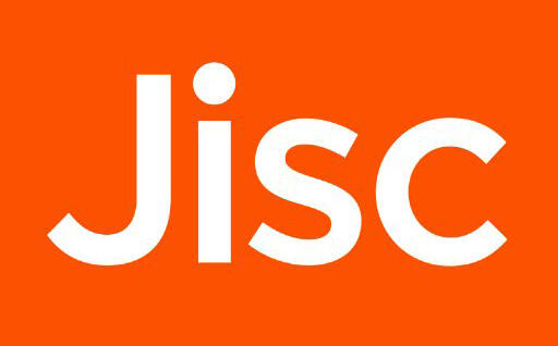 An orange logo for Jisc. A supporter of the Darwin Manuscripts Project