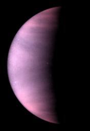 Crescent Venus by HST